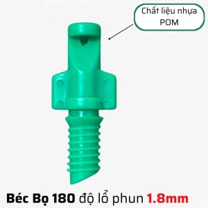 Béc bọ tưới phun mưa 180 độ lỗ phun 1.8mm