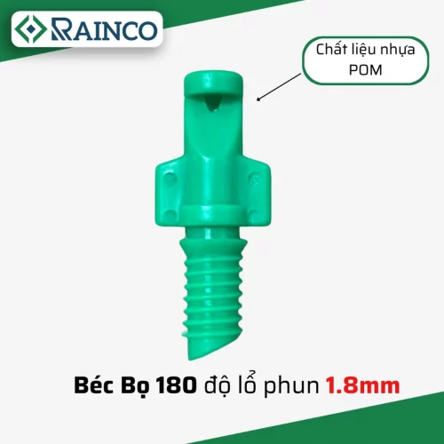 Béc bọ tưới phun mưa 180 độ lỗ phun 1.8mm (Bịch 100 cái)