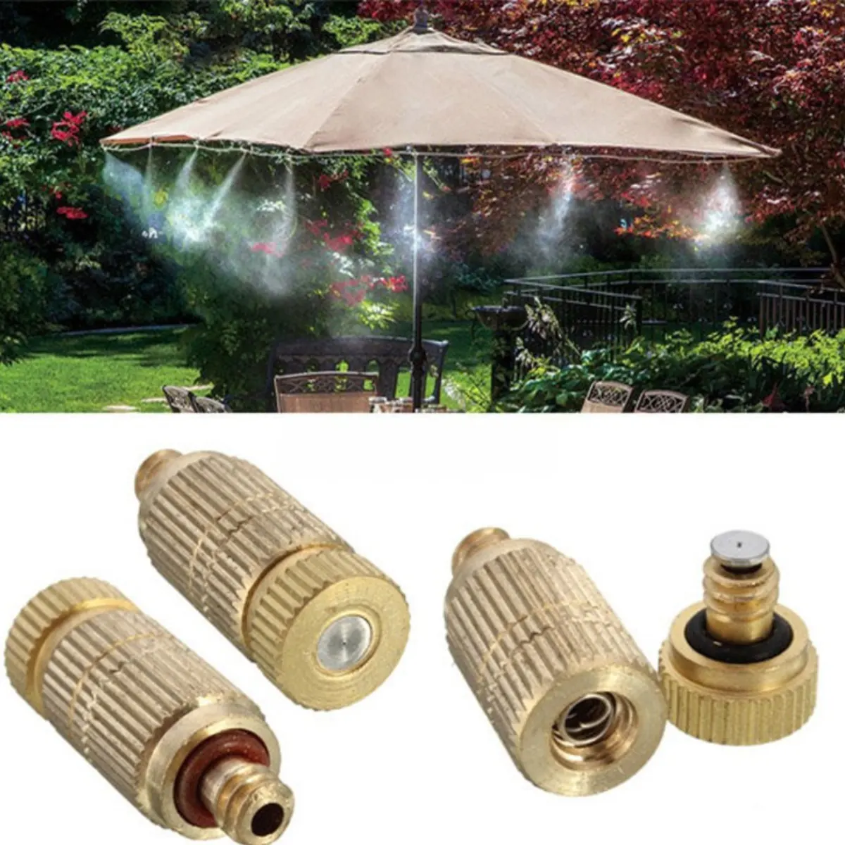 Thiết Bị Phun Sương【 Nhà Phân Phối Sỉ & Lẻ Thiết Bị Phun Sương】 Chọn mua béc phun sương làm mát chuẩn nhất bec phun suong so 2 dung lam mat ngoai troi