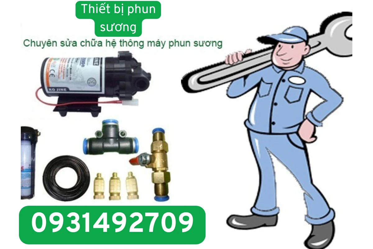 Thiết Bị Phun Sương【 Nhà Phân Phối Sỉ & Lẻ Thiết Bị Phun Sương】 Sửa máy phun sương uy tín tại TPHCM sua chua may phun suong