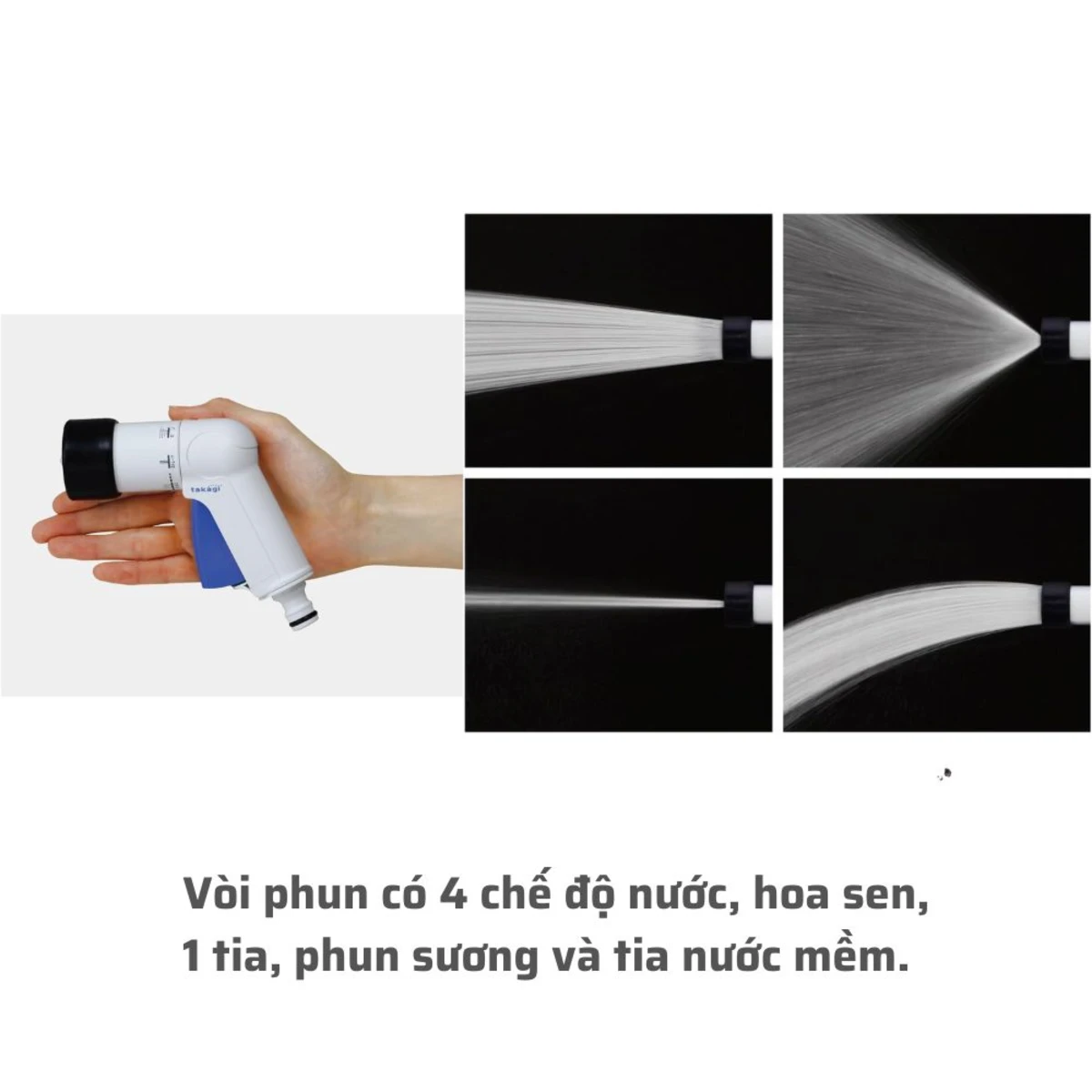 bo voi tuoi cay tu thu day takagi aurora r715fjc2 voi voi phun 4 che do tuoi