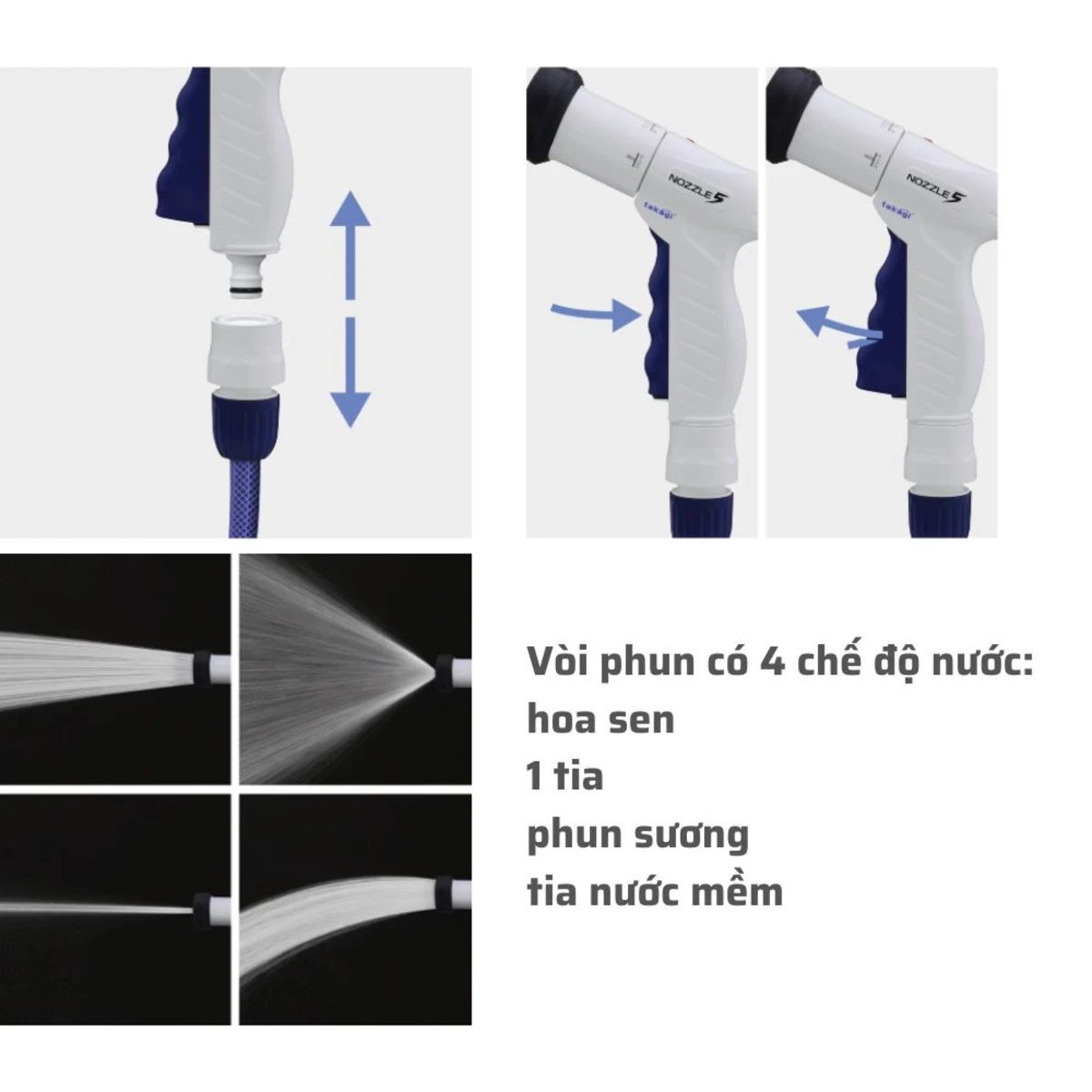 voi phun cua bo voi tuoi cay takagi boxy twister rc220tnb